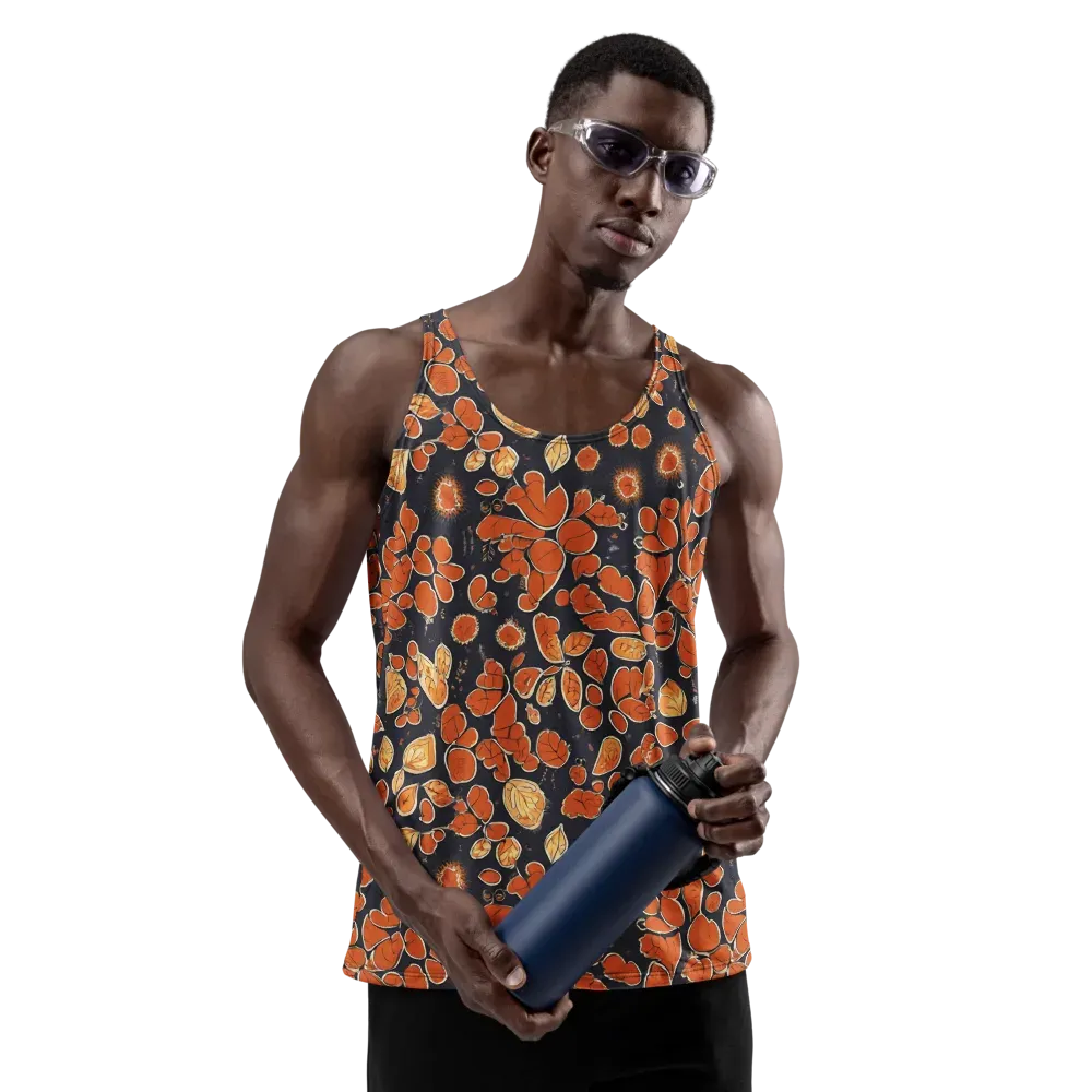 Ember Herbarium on Men's Tank Top — Front