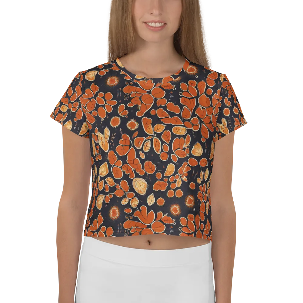 Ember Herbarium on Crop Tee — Front
