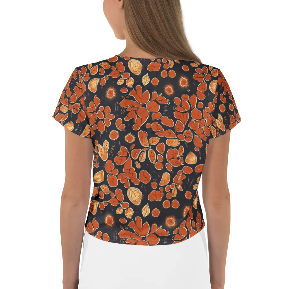 Ember Herbarium on Crop Tee — Back