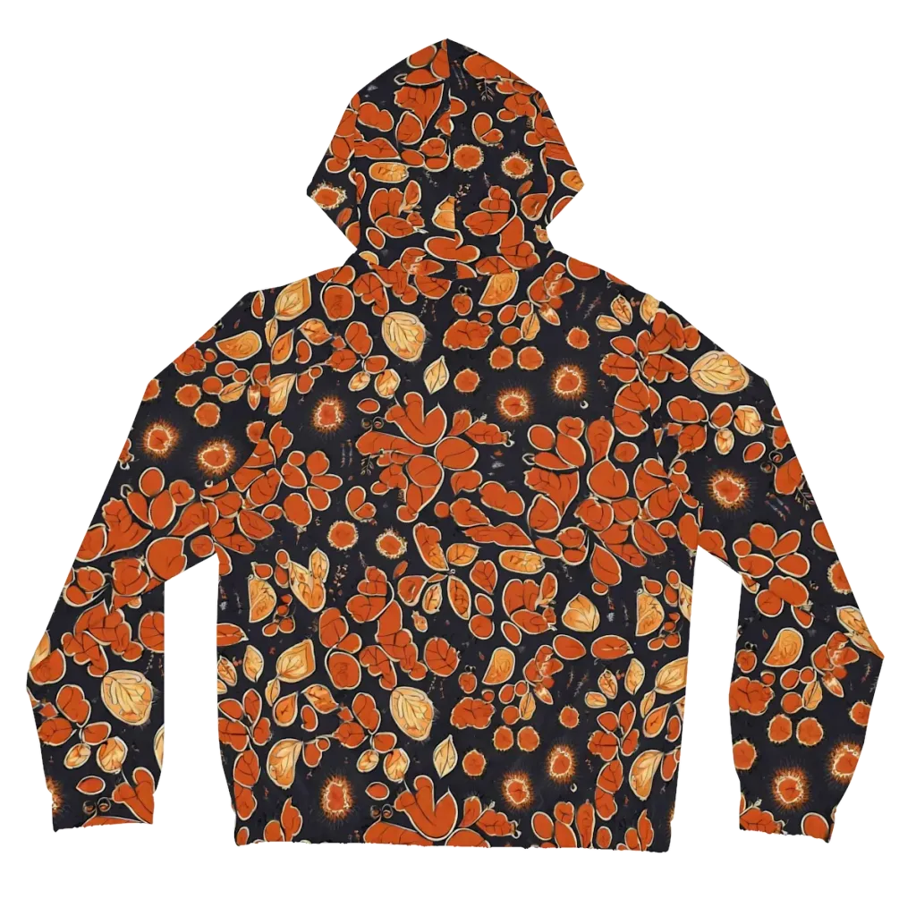 Ember Herbarium on Women's Full-Zip Hoodie — Back