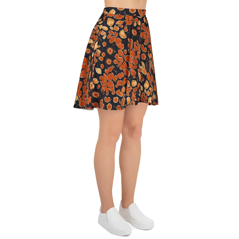 Ember Herbarium on Skater Skirt — Right