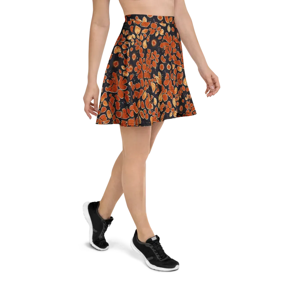 Ember Herbarium on Skater Skirt — Right