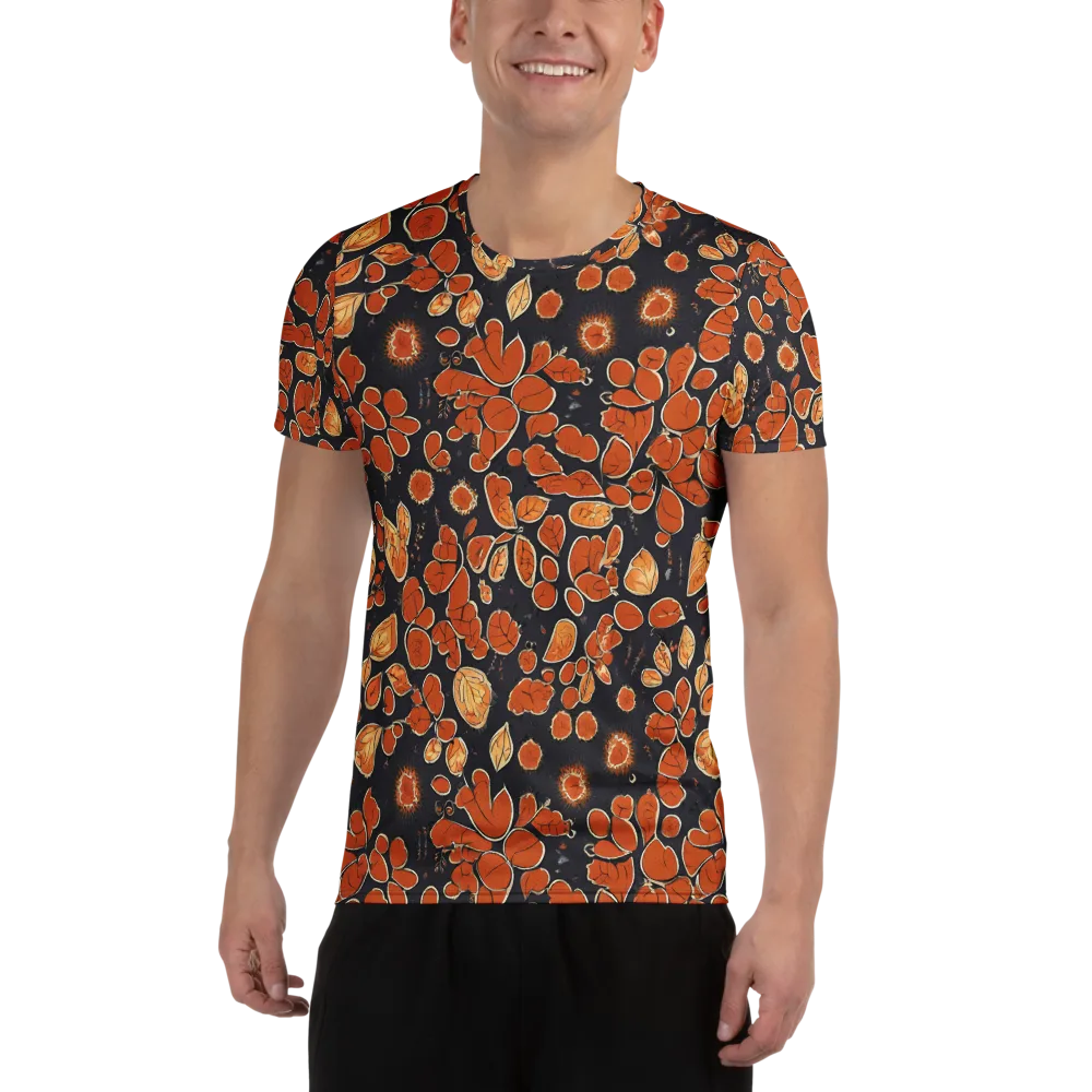 Ember Herbarium on Men's Athletic T-Shirt — Front