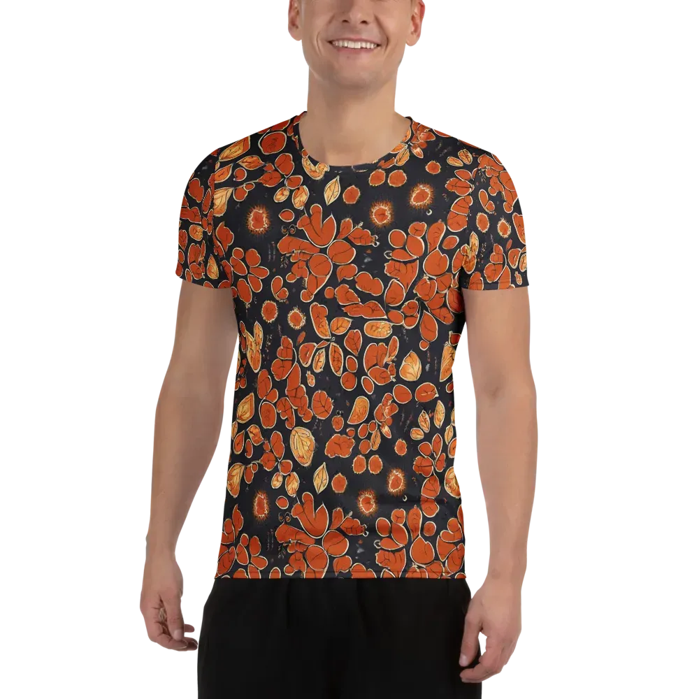 Ember Herbarium on Men's Athletic T-Shirt — Front