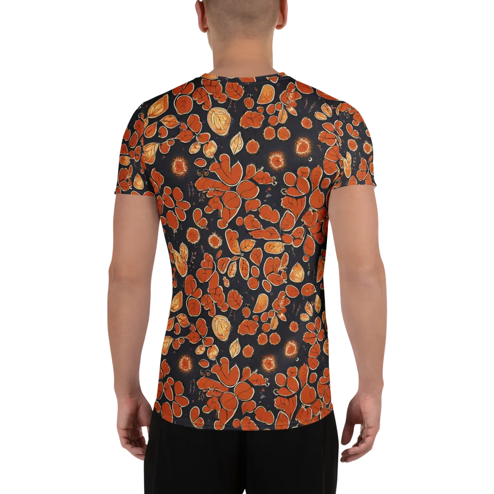 Ember Herbarium on Men's Athletic T-Shirt — Back