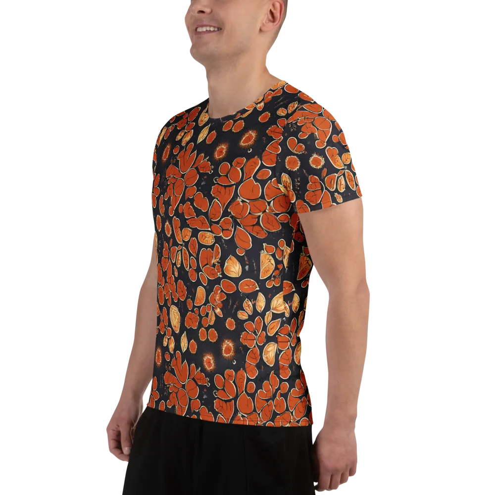 Ember Herbarium on Men's Athletic T-Shirt — Left