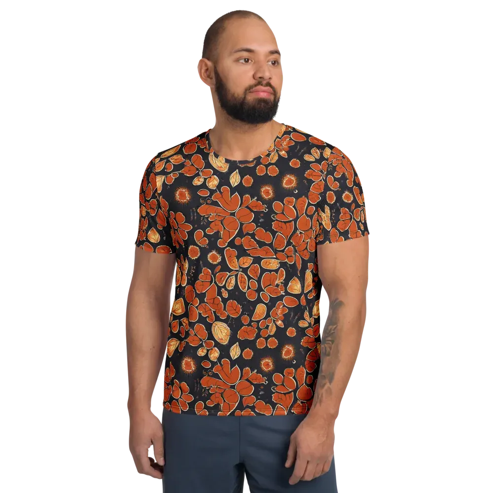 Ember Herbarium on Men's Athletic T-Shirt — Front