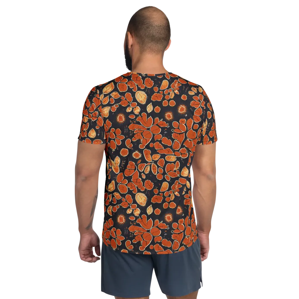 Ember Herbarium on Men's Athletic T-Shirt — Back
