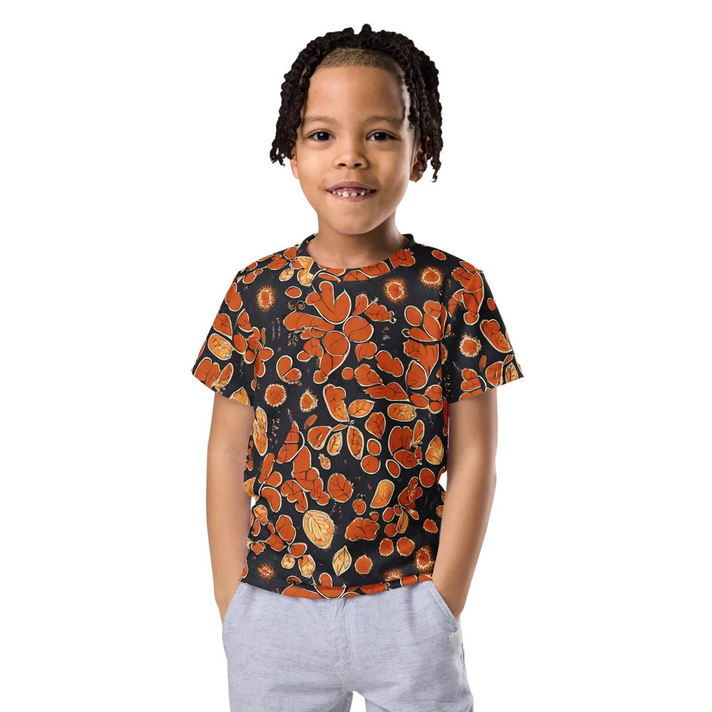 Ember Herbarium on Kids Crew Neck T-Shirt — Front