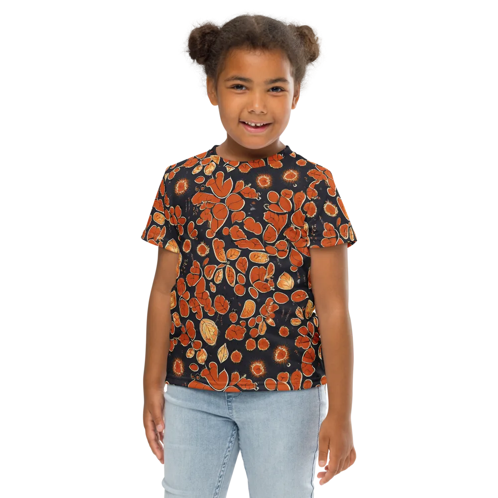 Ember Herbarium on Kids Crew Neck T-Shirt — Front