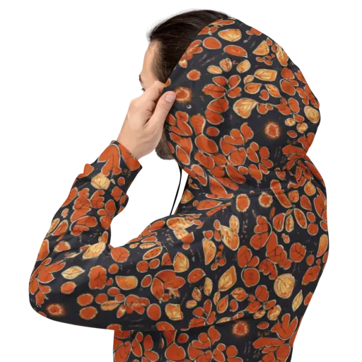 Ember Herbarium on a Hoodie
