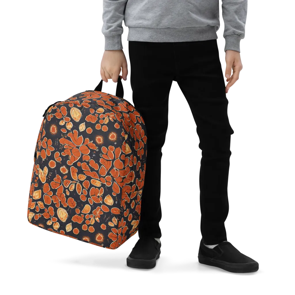 Ember Herbarium on Minimalist Backpack — Zoomed-in