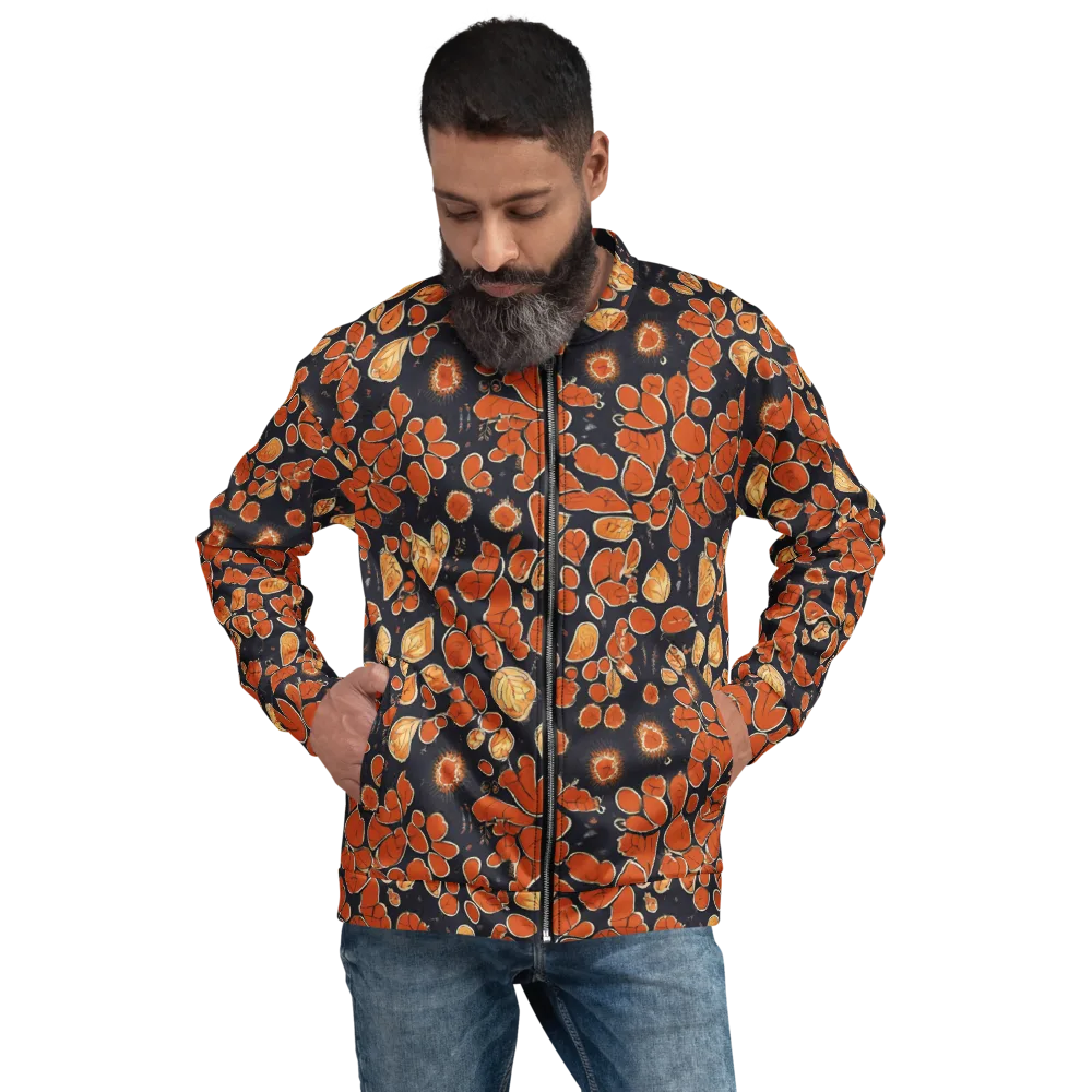 Ember Herbarium on Bomber Jacket — Front