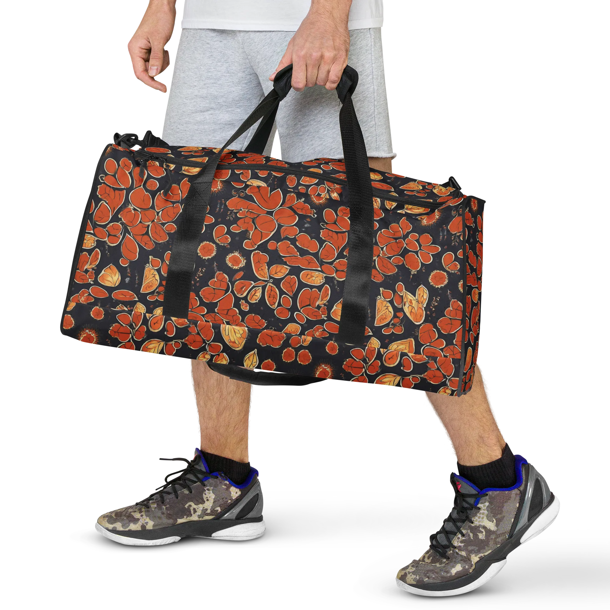 Ember Herbarium on Duffle Bag — Front