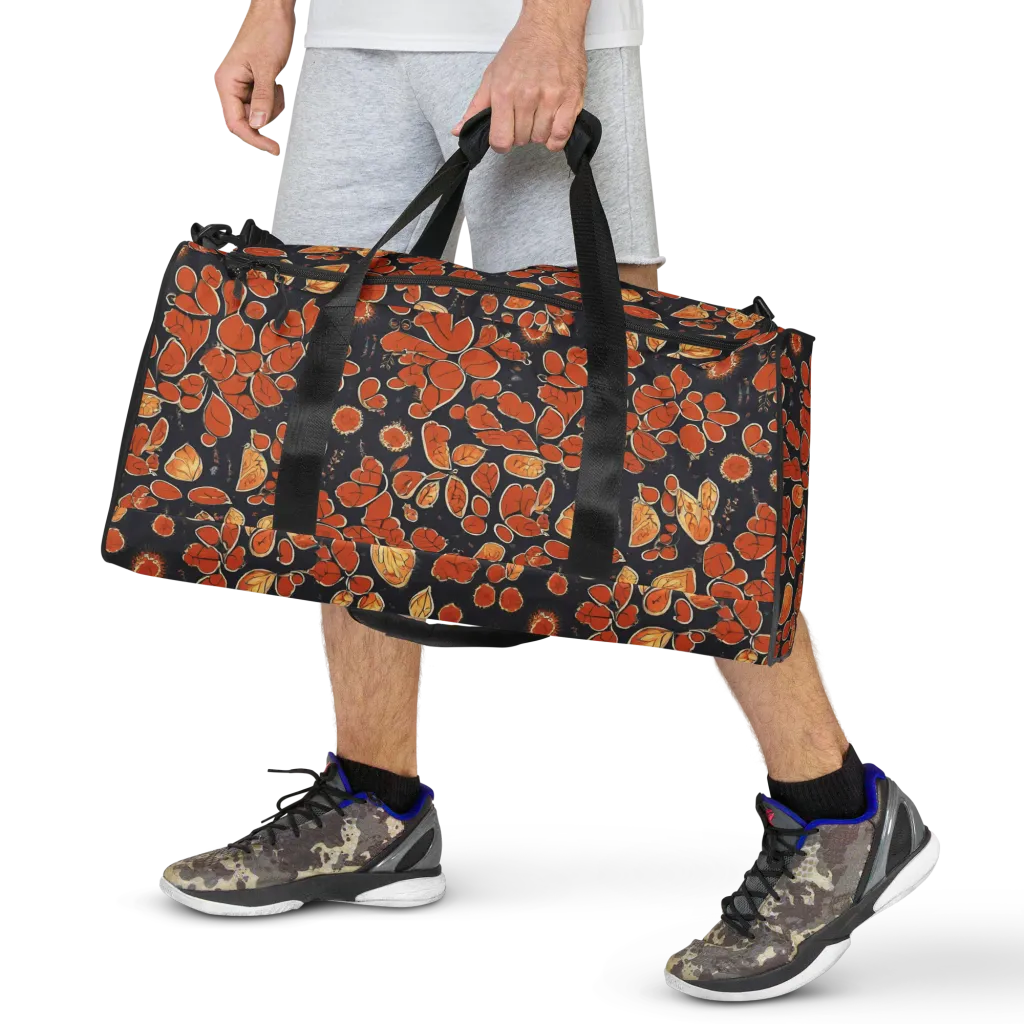 Ember Herbarium on Duffle Bag — Front