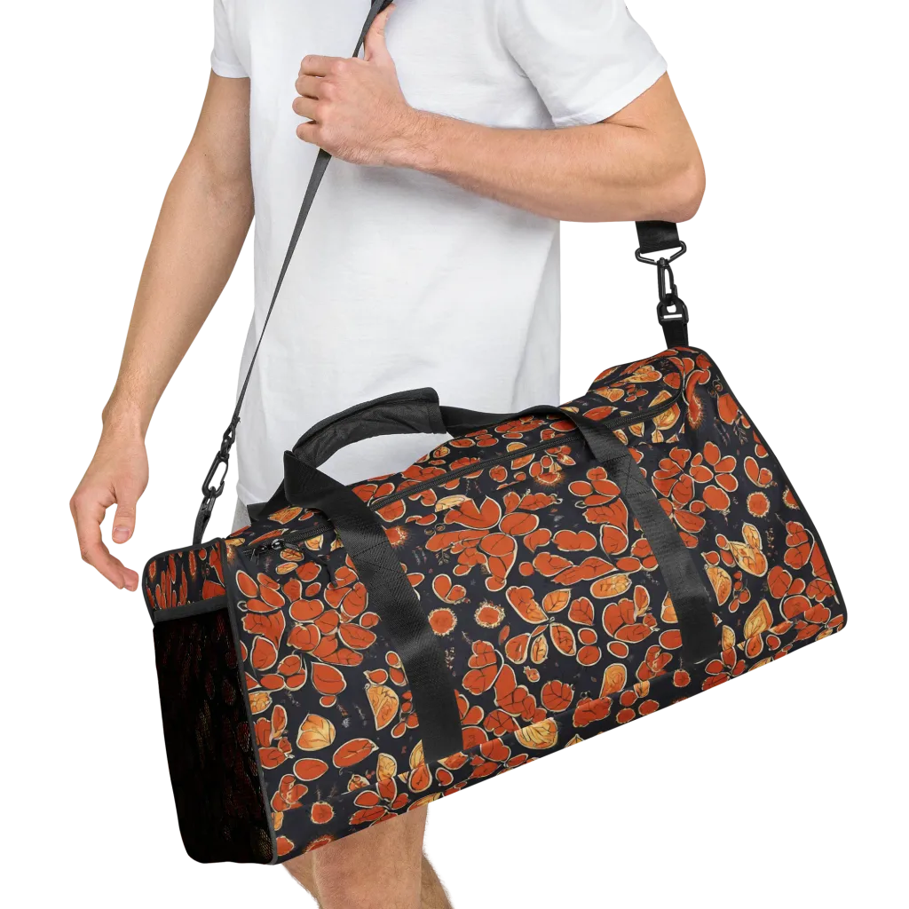 Ember Herbarium on Duffle Bag — Right Front