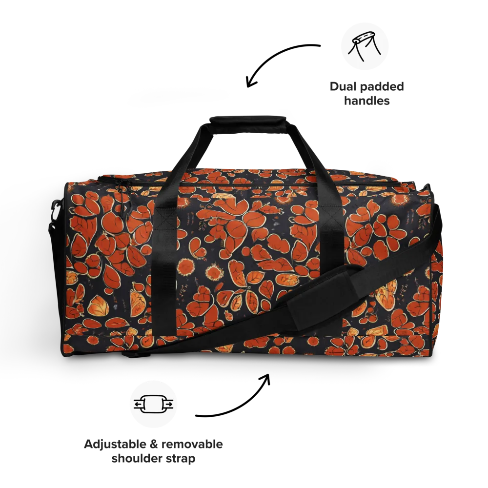 Ember Herbarium on Duffle Bag — Front