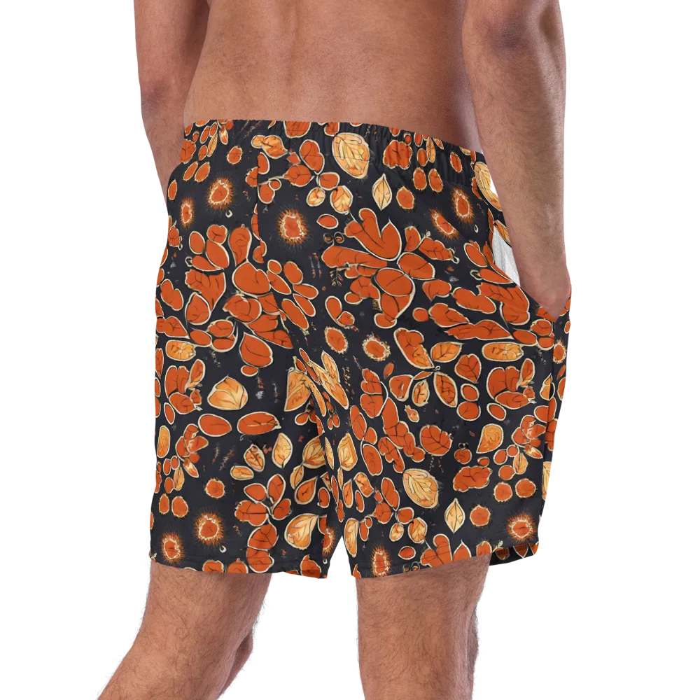 Ember Herbarium on Swim Trunks — Right Back