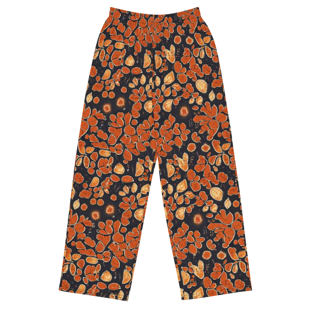 Ember Herbarium on Wide-Leg Pants — Front