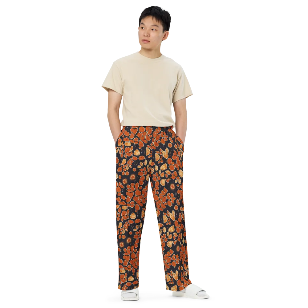 Ember Herbarium on Wide-Leg Pants — Front
