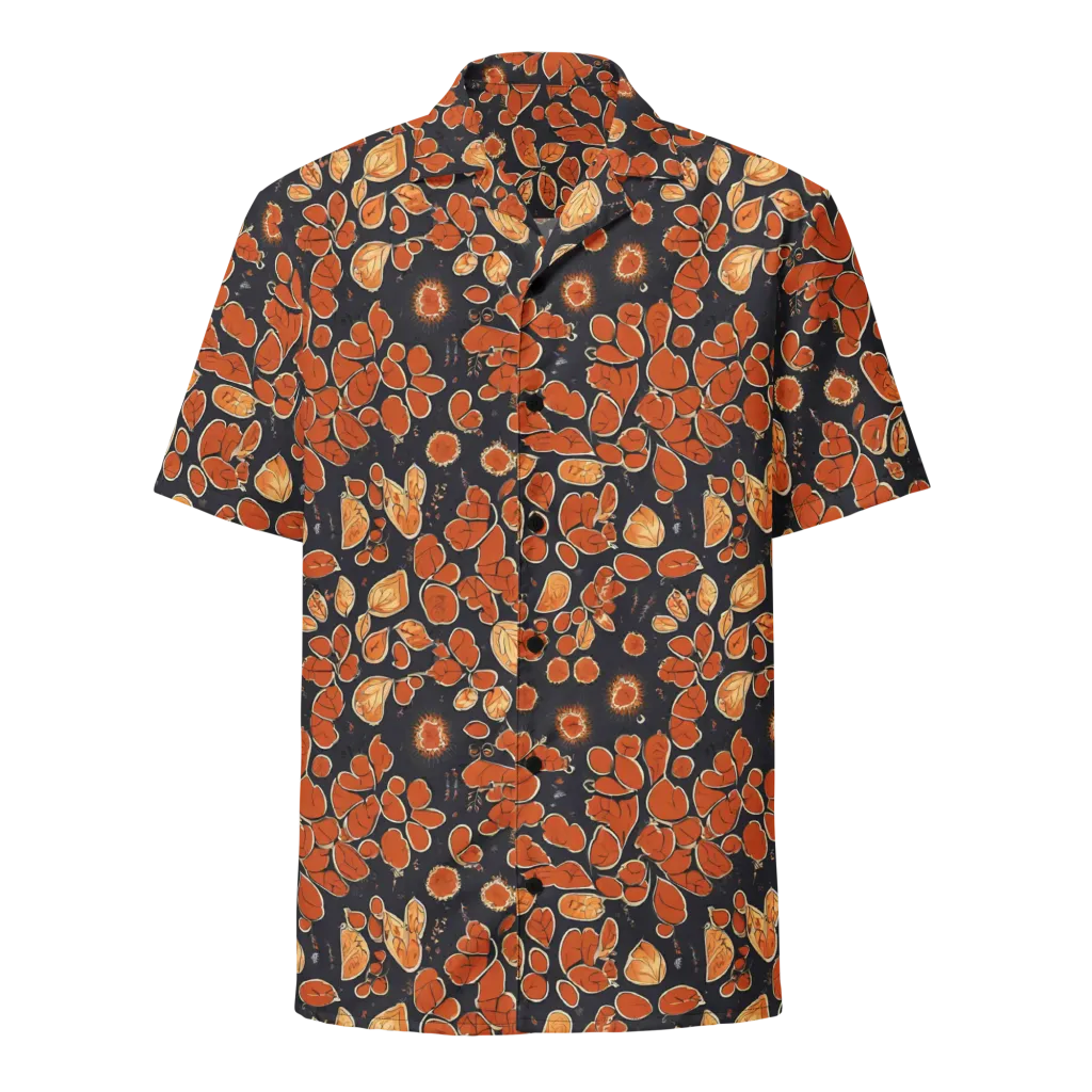 Ember Herbarium on Button Shirt — Front