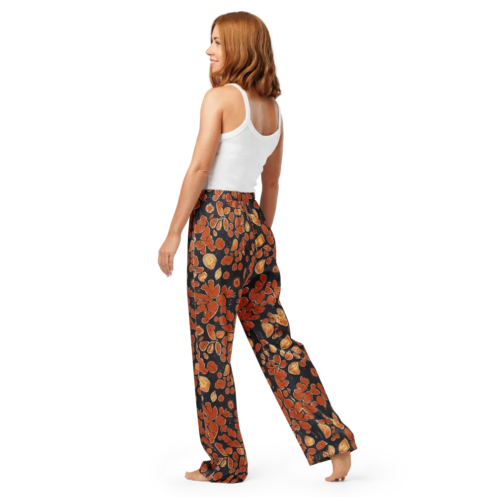 Ember Herbarium on Women's Pajama Pants — Back