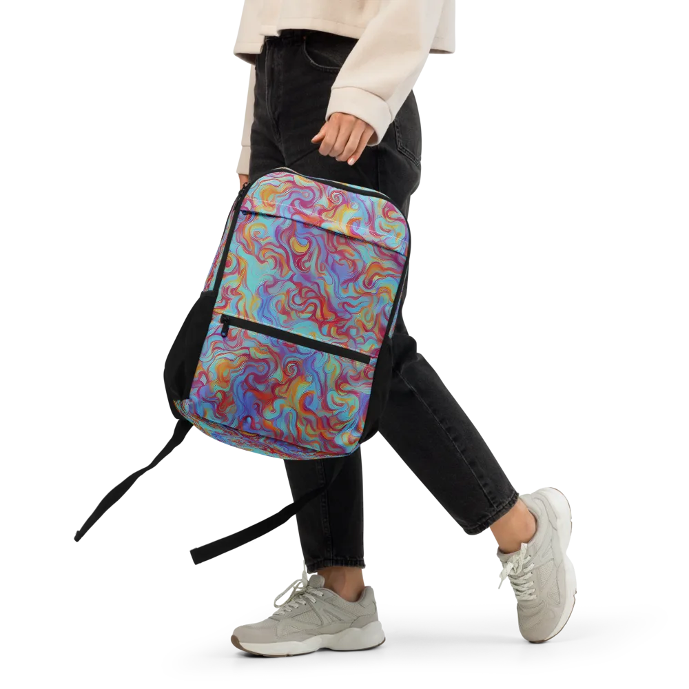Aqua Rapture on Utility Backpack — Front