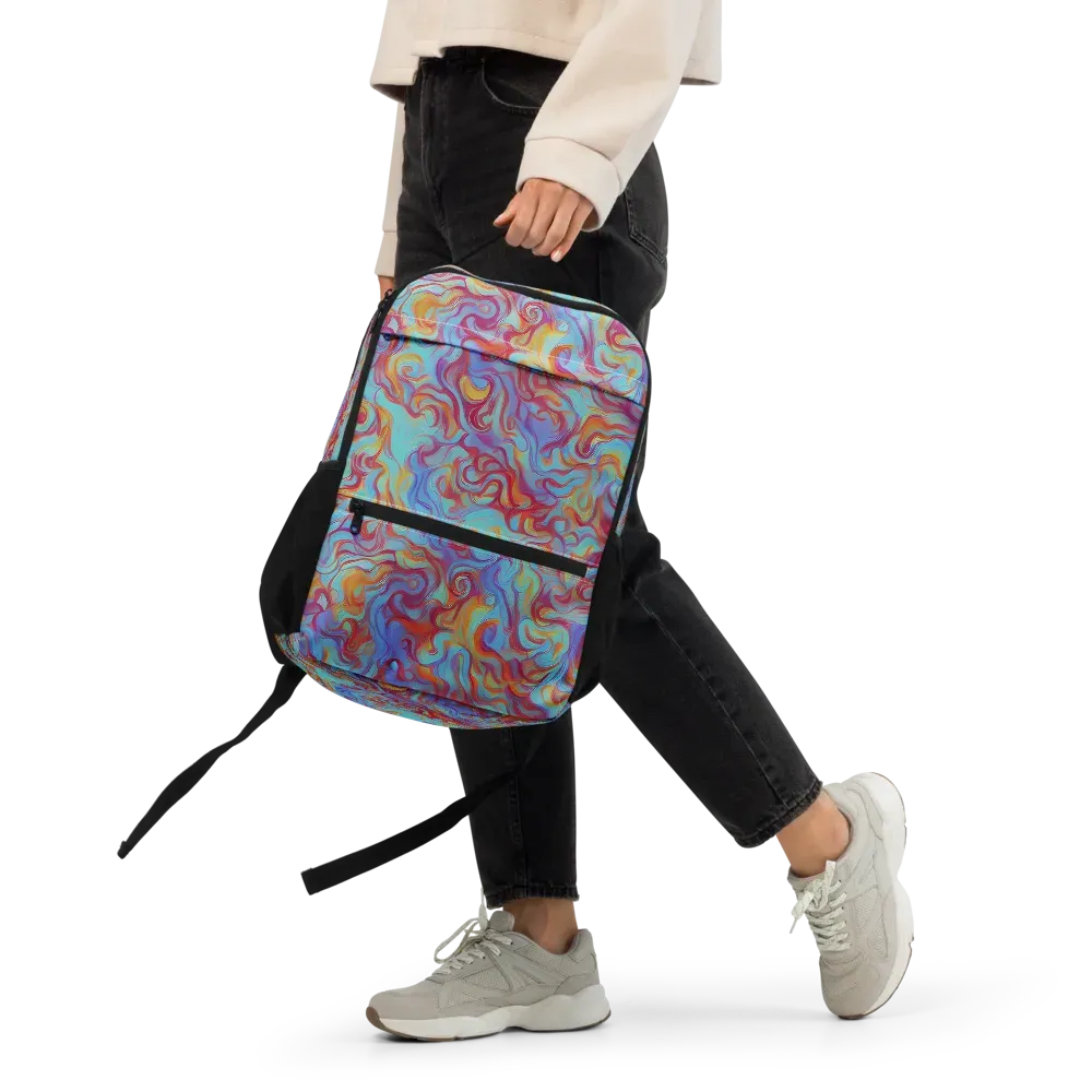 Aqua Rapture on Utility Backpack — Front