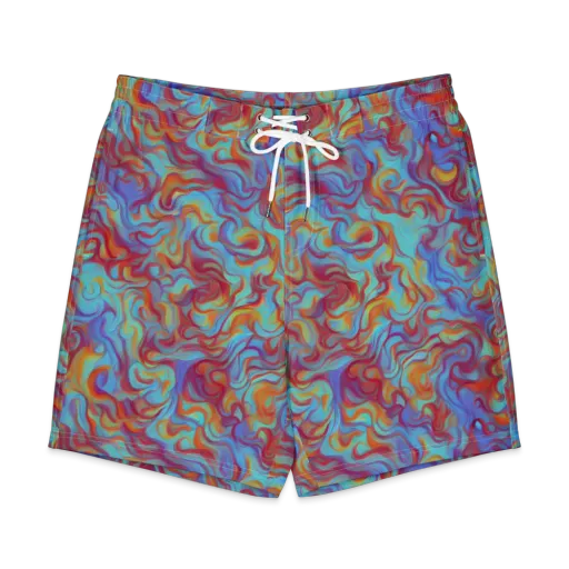 Aqua Rapture on a Men's Board Shorts