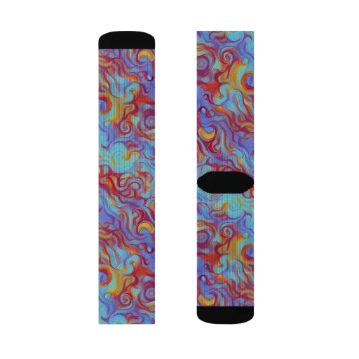 Aqua Rapture on a Socks