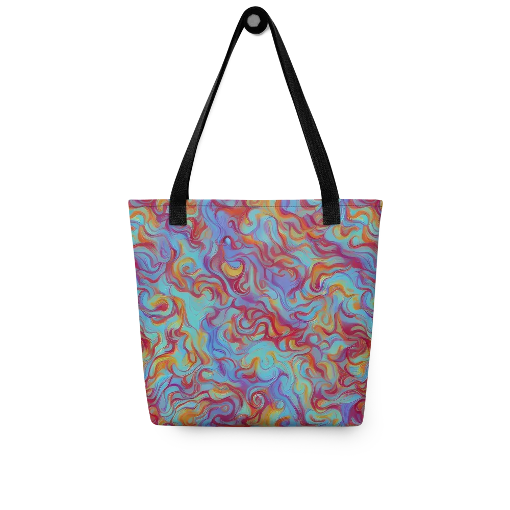 Aqua Rapture on Tote Bag — Front