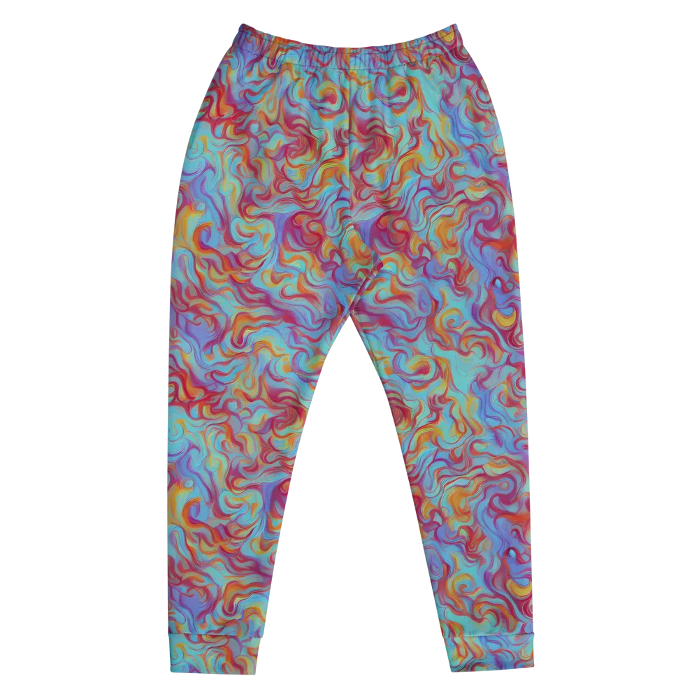 Aqua Rapture on Men's Joggers — Front