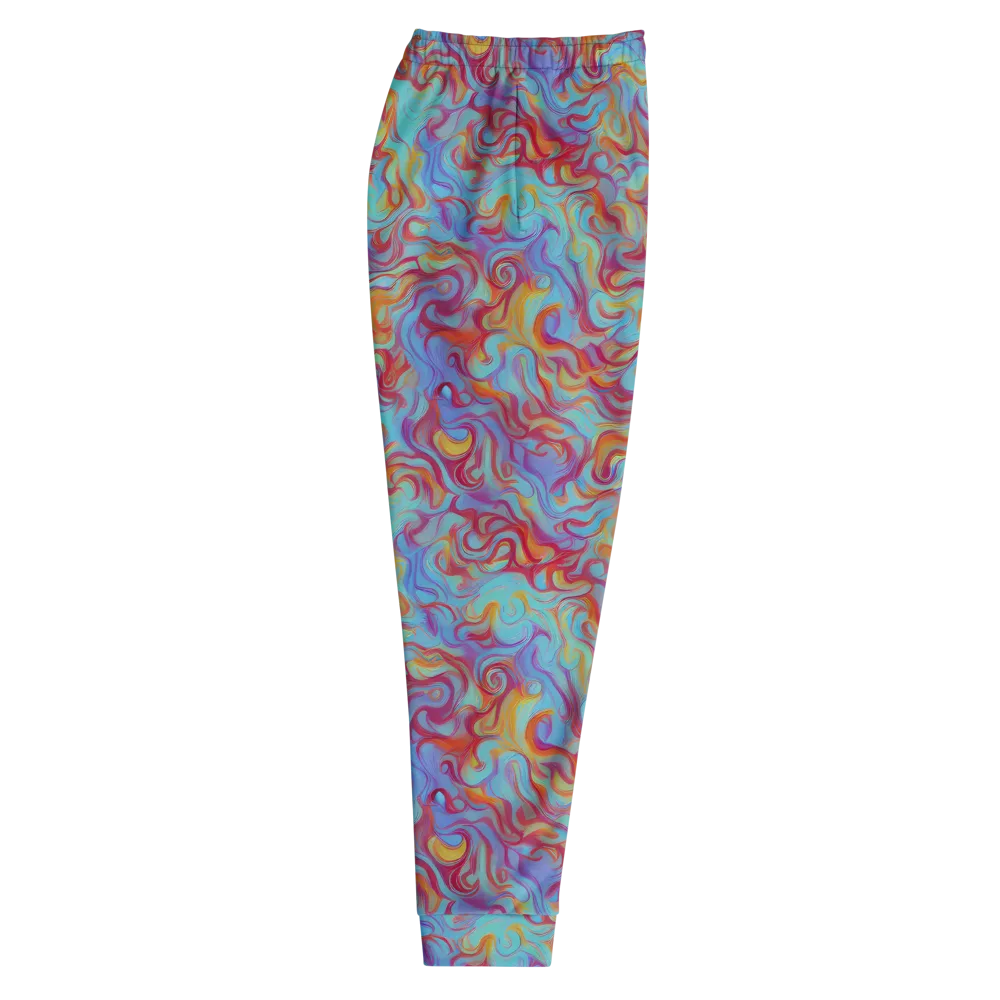 Aqua Rapture on Men's Joggers — Right