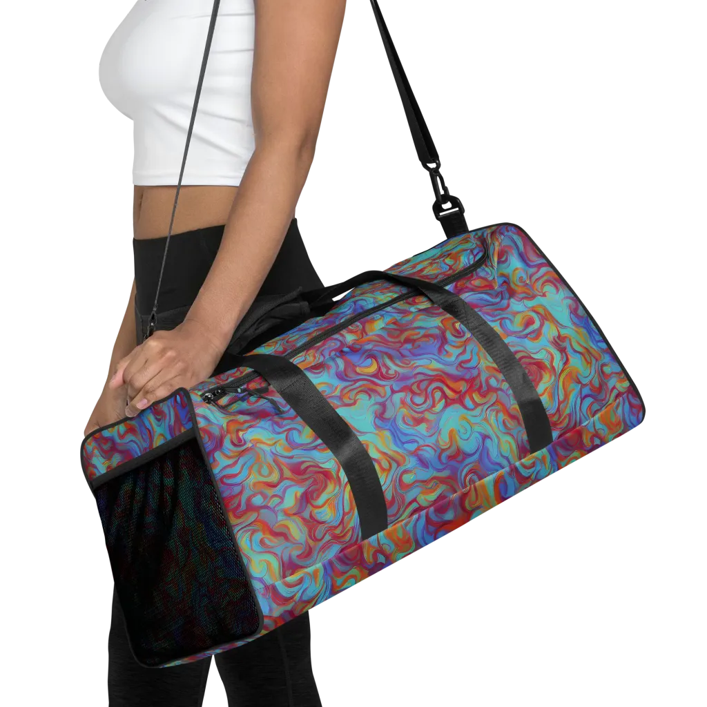 Aqua Rapture on Duffle Bag — Front