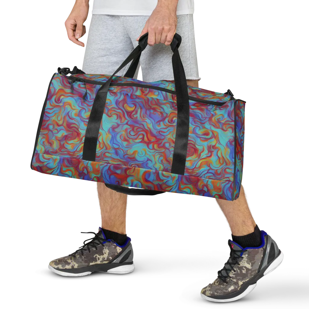 Aqua Rapture on Duffle Bag — Front