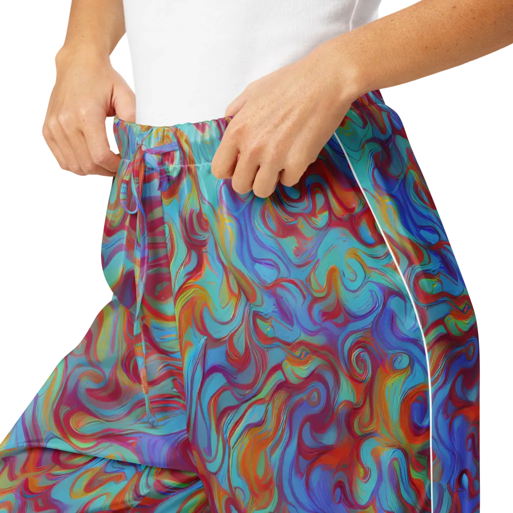 Aqua Rapture on Women's Pajama Pants — Product details