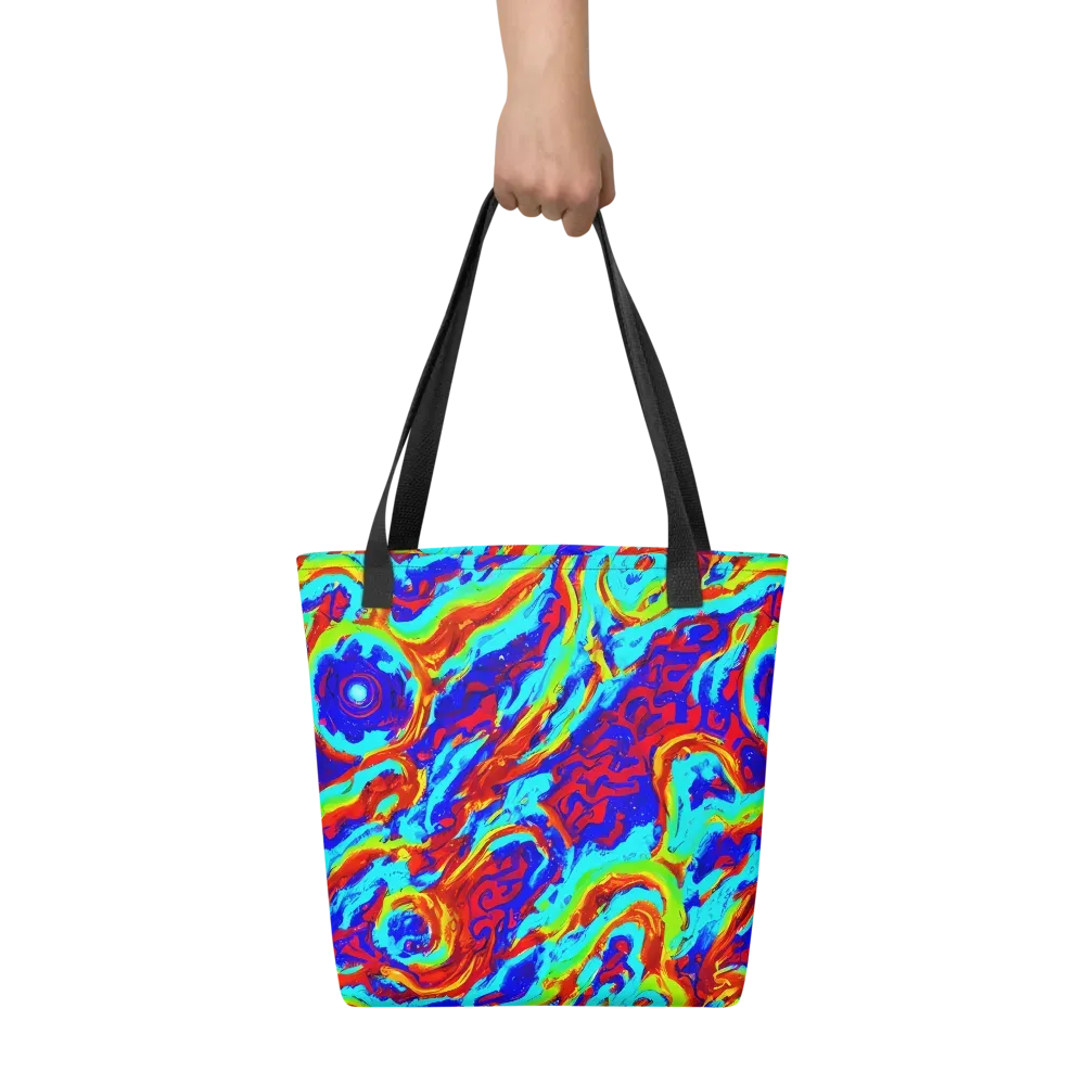 Vermilion Whirlpool on Tote Bag — Front