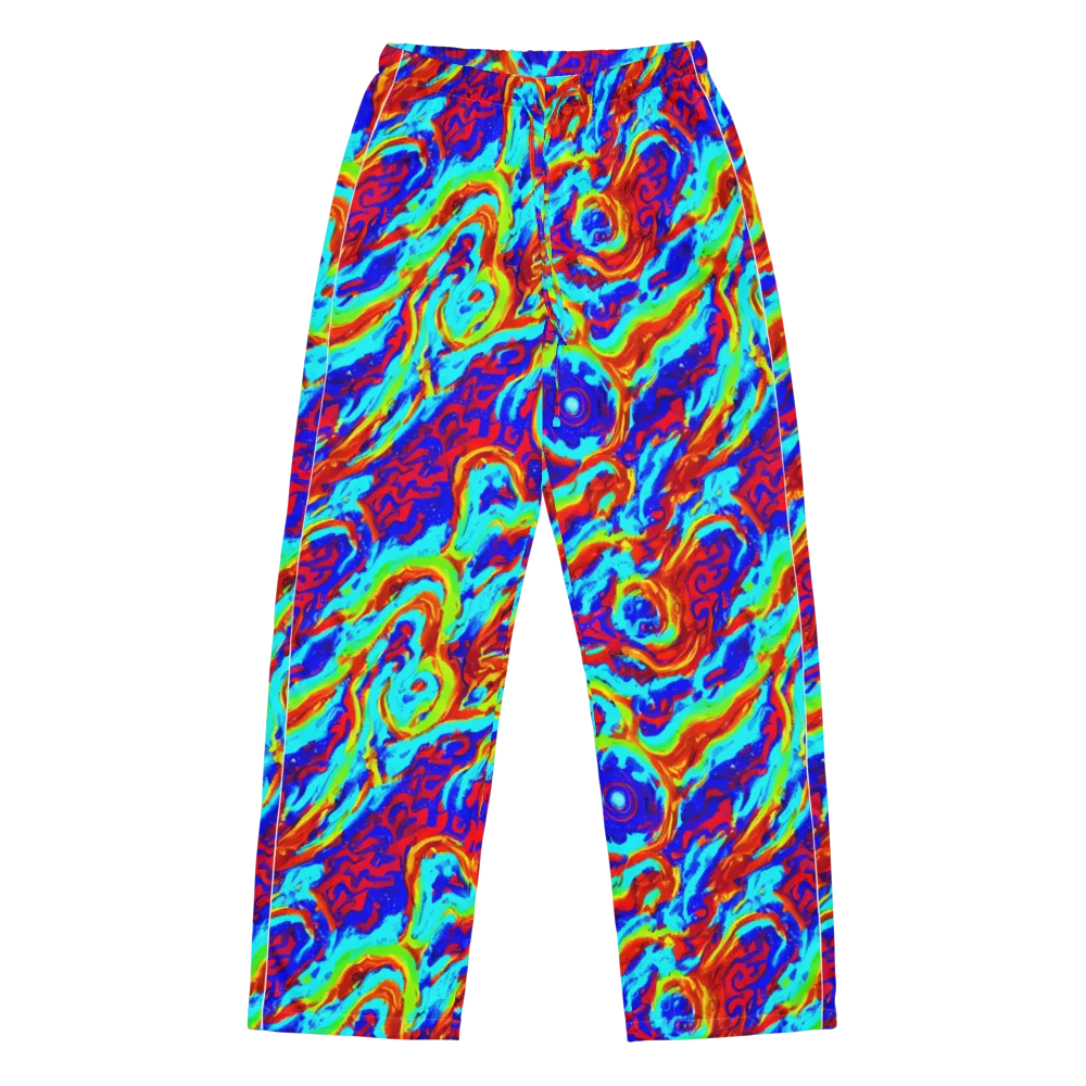 Vermilion Whirlpool on Women's Pajama Pants — Front