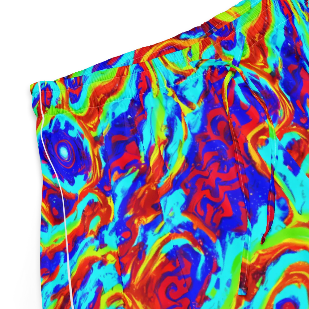 Vermilion Whirlpool on Women's Pajama Shorts — Product details