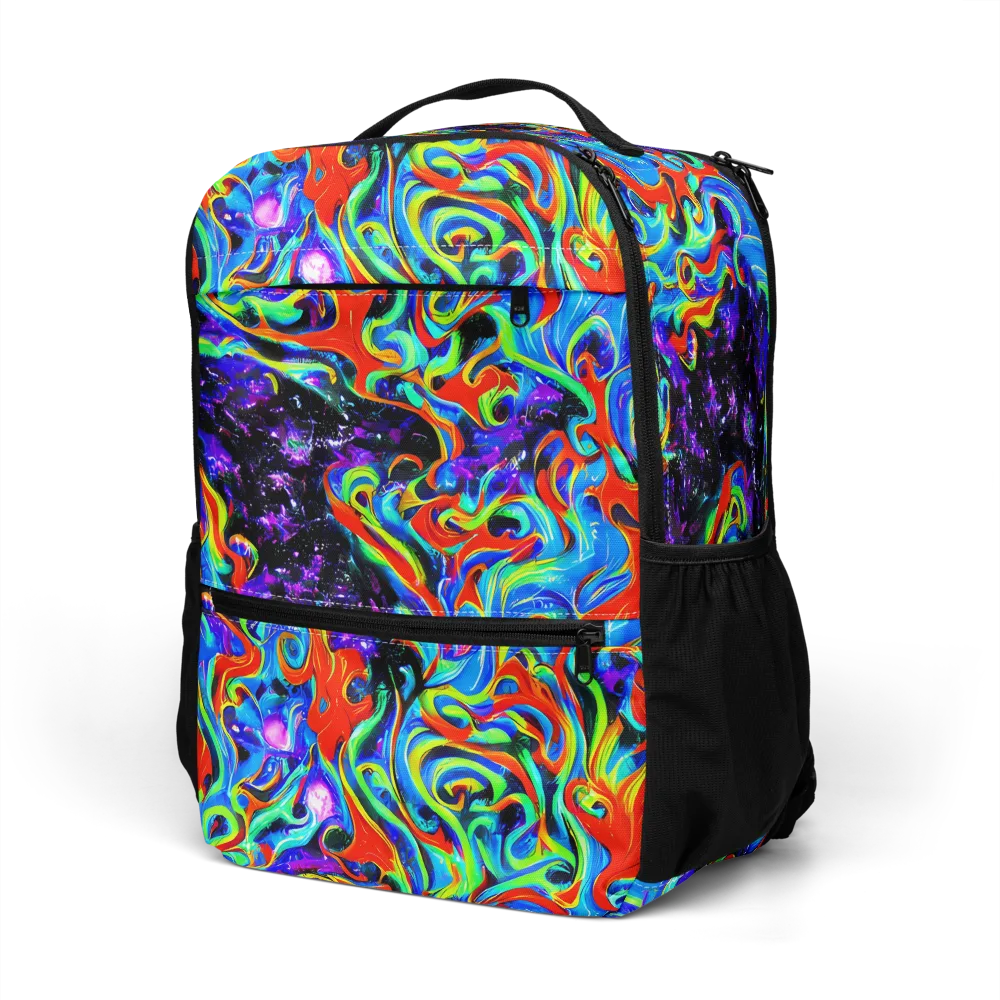 Sapphire Serpentine on Utility Backpack — Left Front