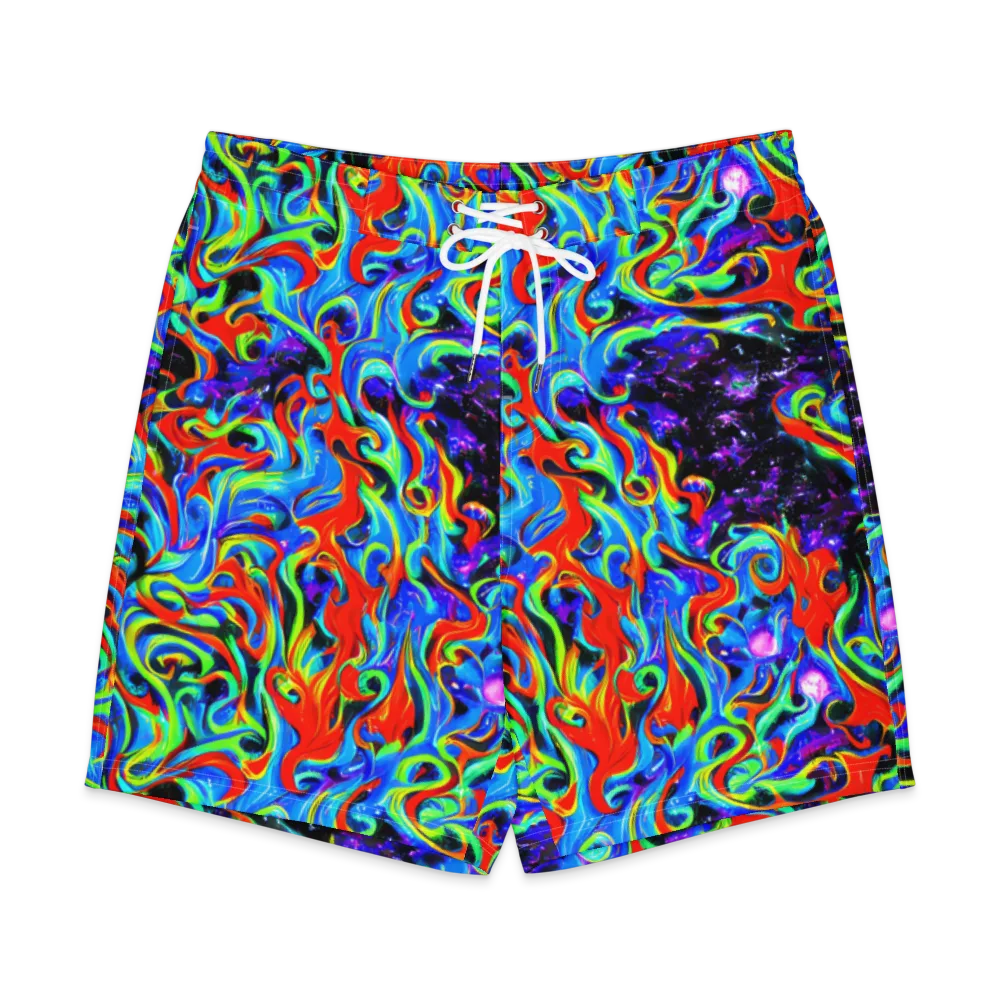 Sapphire Serpentine on Men's Board Shorts — Front