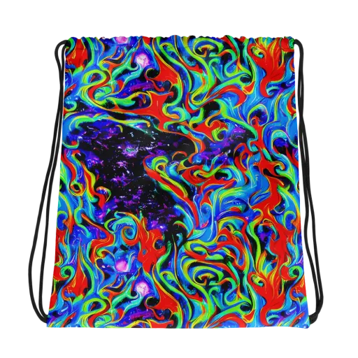 Sapphire Serpentine on a Drawstring Bag