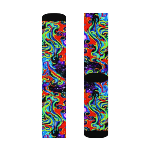 Sapphire Serpentine on a Socks