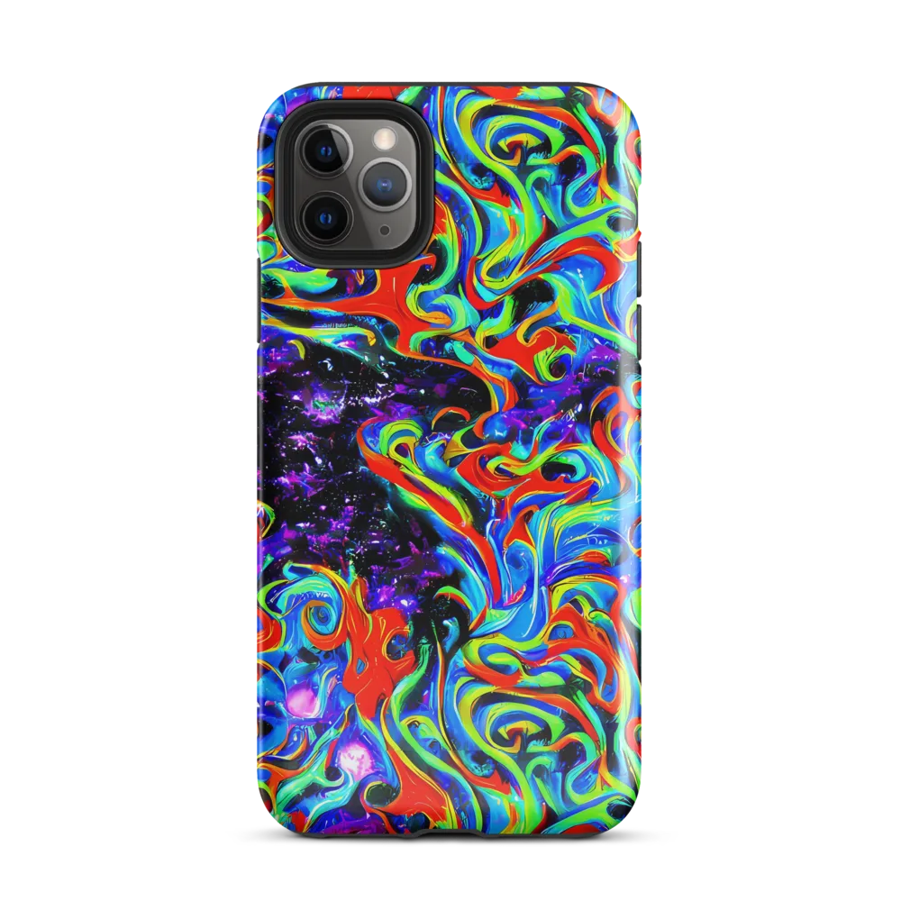 Sapphire Serpentine on Tough Case for iPhone® — Front