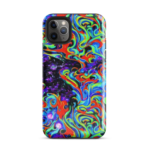 Sapphire Serpentine on a Tough Case for iPhone®