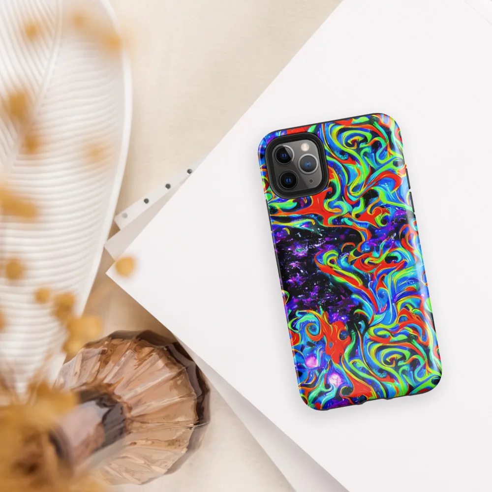 Sapphire Serpentine on Tough Case for iPhone® — Front