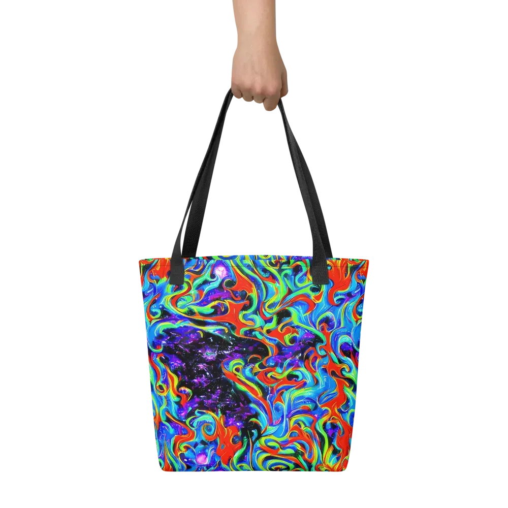 Sapphire Serpentine on Tote Bag — Front