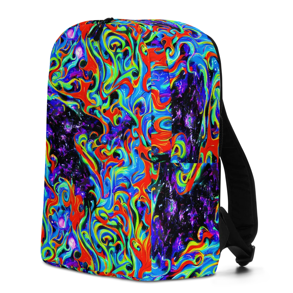 Sapphire Serpentine on Minimalist Backpack — Left