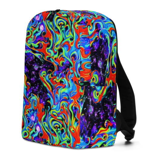 Sapphire Serpentine on a Minimalist Backpack