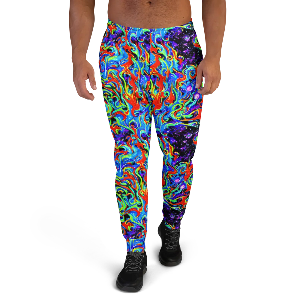 Sapphire Serpentine on Men's Joggers — Front